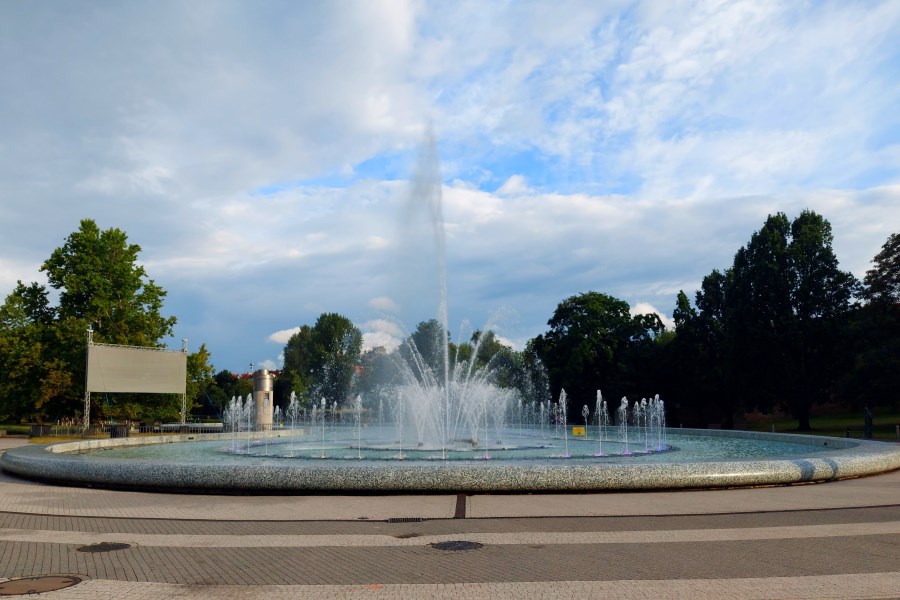 Multimedialny park fontann w Warszawie